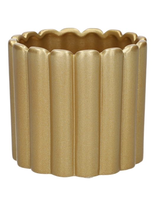 <h4>DF03-666640447 - Pot Bliss1 d14xh13.5 gold</h4>