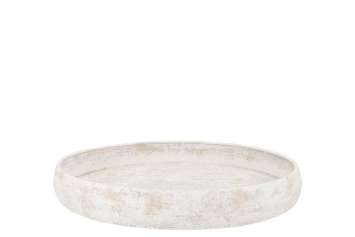 <h4>Coaster Kaya White Tray Edge Metal 37x6cm</h4>