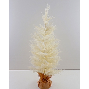 Ceder Tree Burlap Base Cream