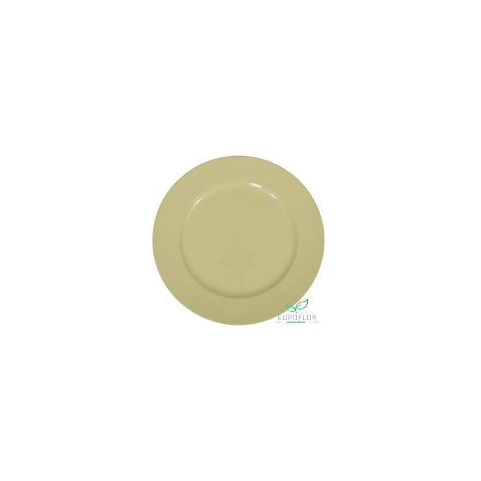 <h4>PLASTIC PLATE YELLOW D33</h4>