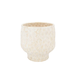Maysa Offwhite Pot 18x18x15cm