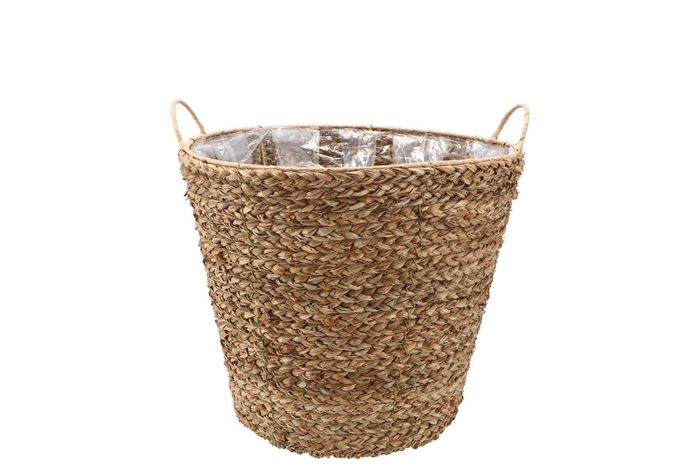 Seagrass Levi Basket Pot Natural 22x21cm