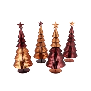 Glam Scottish Brown Mix Xmas Tree Iron Ass 16x16x40cm