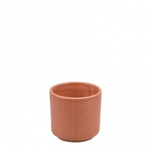 Ceramics Groove pot d07*7cm