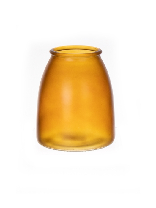 <h4>DF02-590090900 - Vase Amori d8.5/13xh15 amber</h4>