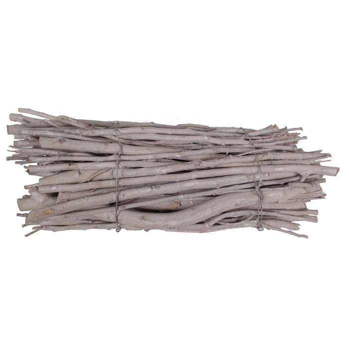 <h4>Poplar Bundle diam 15cm length 30cm Frosted White</h4>