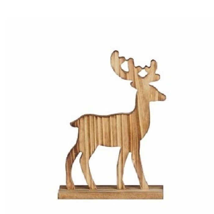 <h4>Kerst naturel Deco hert 15*5*20cm</h4>