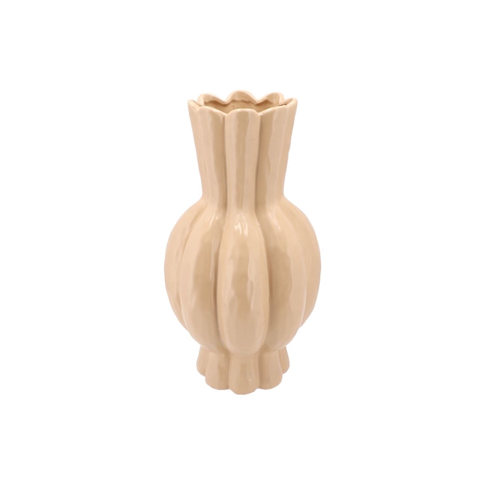<h4>Garlic Sand High Vase 25x45cm</h4>