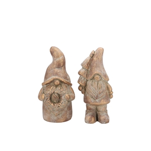 Concrete Golden Gnome Ass 10x9x20cm