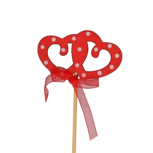 Valentine 50cm Double heart d7cm