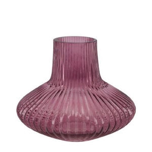Glass vase Lucy d17.5*15cm