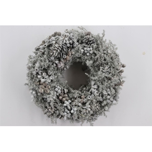 Wr Mixed Fruit Wax White 35cm