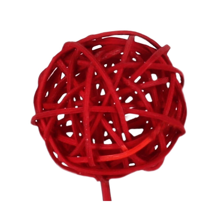 <h4>Bruce Ball 5cm+50cm Stok Rood 25st/zak</h4>