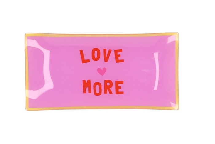 <h4>Plate Rectangle Love More 20x10x2cm</h4>