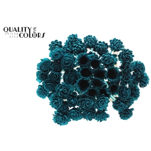 Shola Flower Mix on stem Turquoise