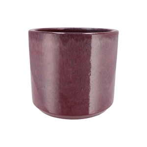 Javea Cilinder Pot Glazed Pink 26x23cm