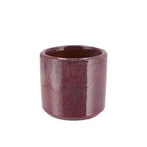 Javea Cilinder Pot Glazed Pink 11x11cm