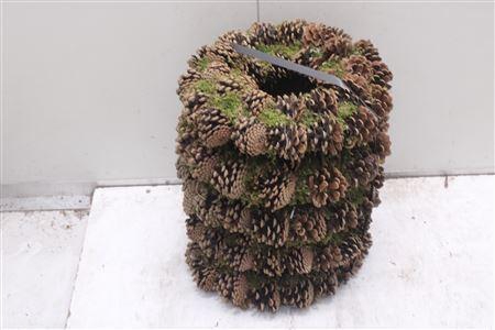 <h4>Krans Oost Groenmos Natuur 30cm</h4>