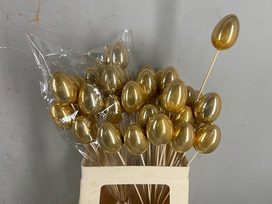 <h4>Stick Egg Pearl Gold 7cm</h4>