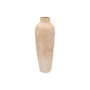 Florence Antique Gold White Vase Long 25x25x86cm