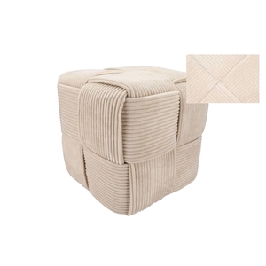 Stripe Sand Poof Layers 40x40cm