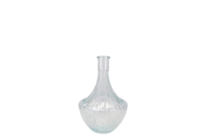 Dayah Transparent Glass Vase 17x24cm