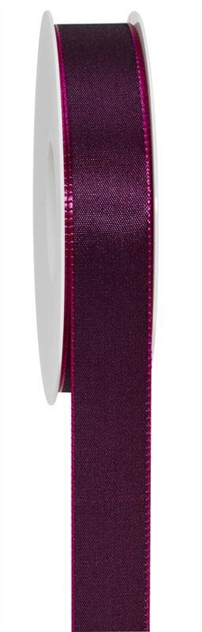 <h4>Taftband 25 mm Aubergine 50m.</h4>