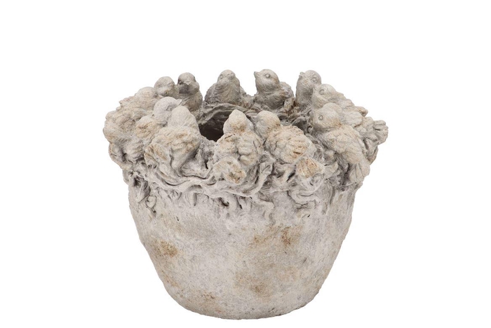 <h4>Concrete Sparrow Grey Nest 15x15x13cm</h4>