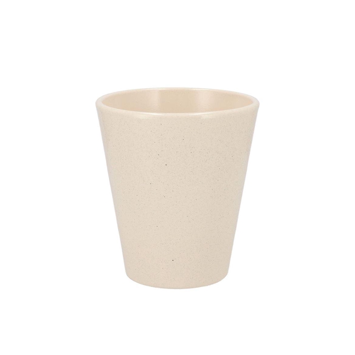 <h4>Ceramic Beige Stone Pot Orchid 15x15cm</h4>