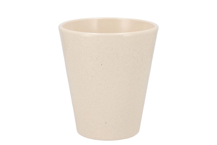 <h4>Ceramic Beige Stone Pot Orchid 15cm</h4>