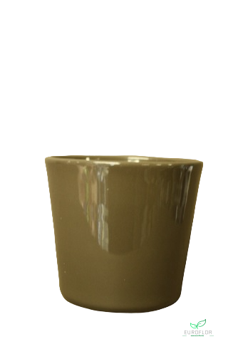 POT ROND KONISCH BRUIN D135 H130