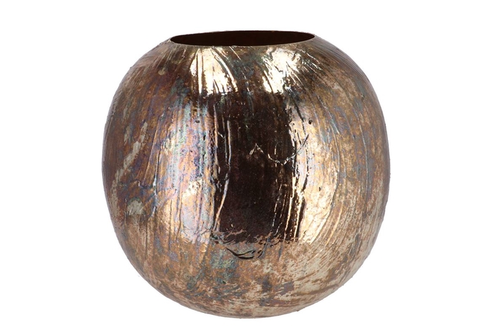 <h4>Noah Majestic Gold Vase Ball Iron 30x30x29cm</h4>