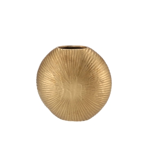 Jada Gold Oval Vase 23x7cm