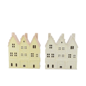 Jolie Cozy Sand House T-light Ass. 8x7x26cm