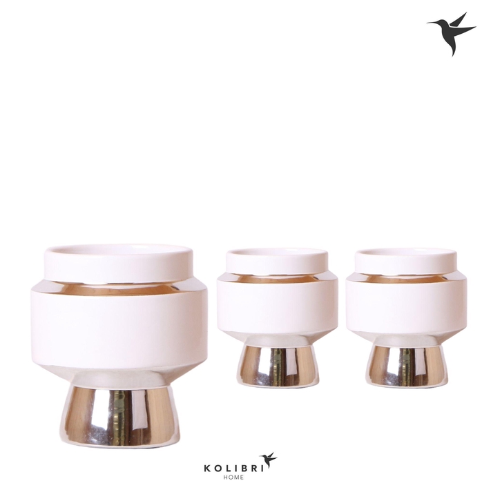<h4>Kolibri Home Le Chic pot silver</h4>