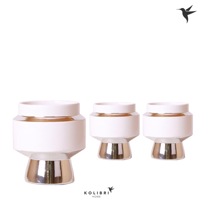 <h4>Kolibri Home Le Chic pot silver</h4>