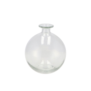 Dry Glass Clear Bottle Globe 13x15cm