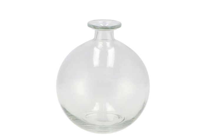 <h4>Dry Glass Clear Bottle Globe 13x15cm</h4>