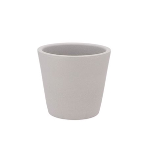 Vinci Matt Grey Container Pot 15x13cm