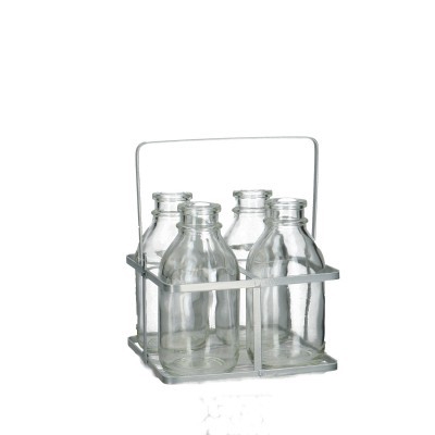 <h4>Glass Tray+4bottles d02*12cm</h4>