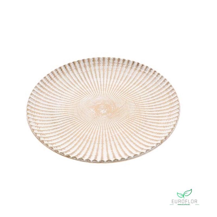 <h4>PLATE TIDE SHELL H3D30 GOLD</h4>