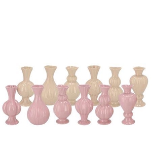 Lois Old Pink Natural Vase Pretty Ass 8x8x17cm