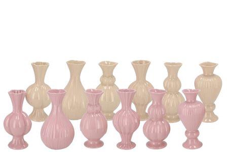 <h4>Lois Old Pink Natural Vase Pretty Ass 8x8x17cm</h4>