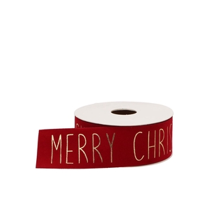 Ribbon Velvet Christmas 21 Warm Red 5mx40mm