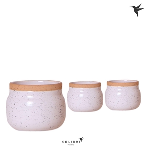 Kolibri Home Vintage Bowl pot white