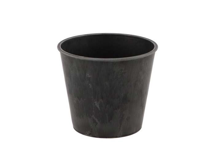 Melamine Grey Pot 14x10x13cm