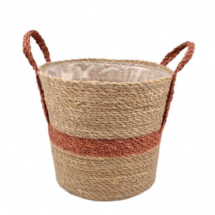 <h4>Baskets Stripe pot d25*23cm</h4>