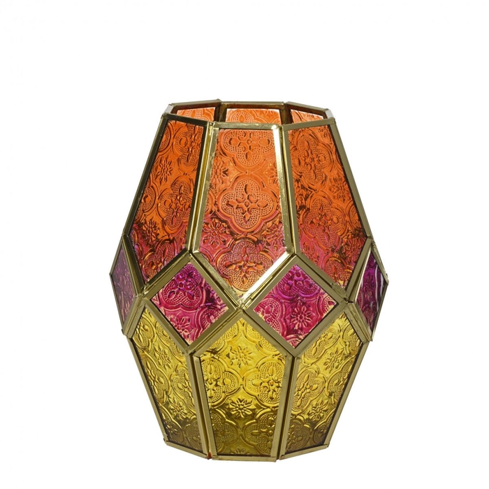 <h4>Lantern Glass maroc d16.5*20.5cm</h4>