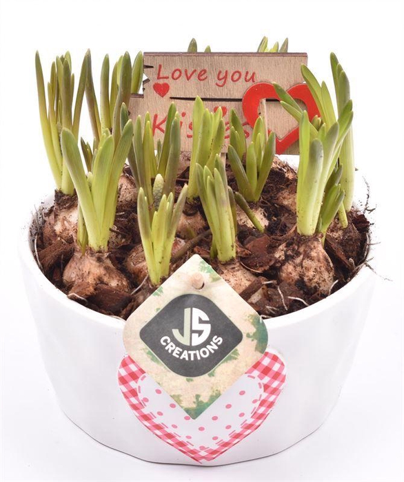 <h4>Keramiek schaal met hart 16cm</h4>