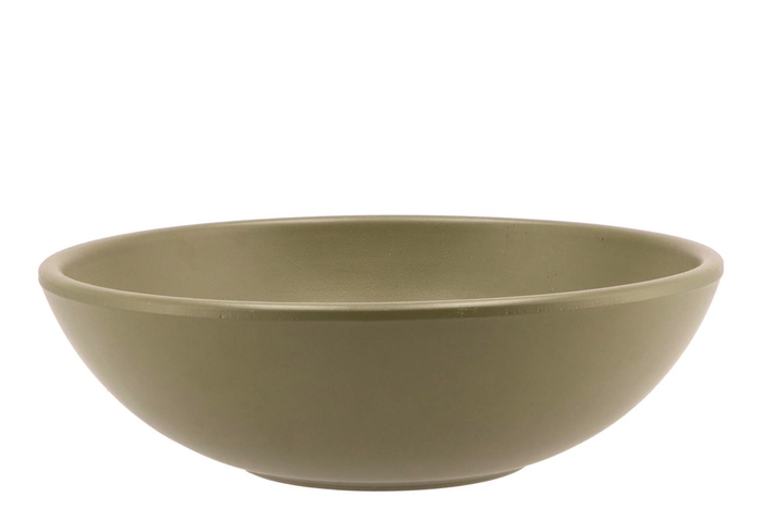 <h4>Vinci Army Green Bowl Low 30x9cm</h4>